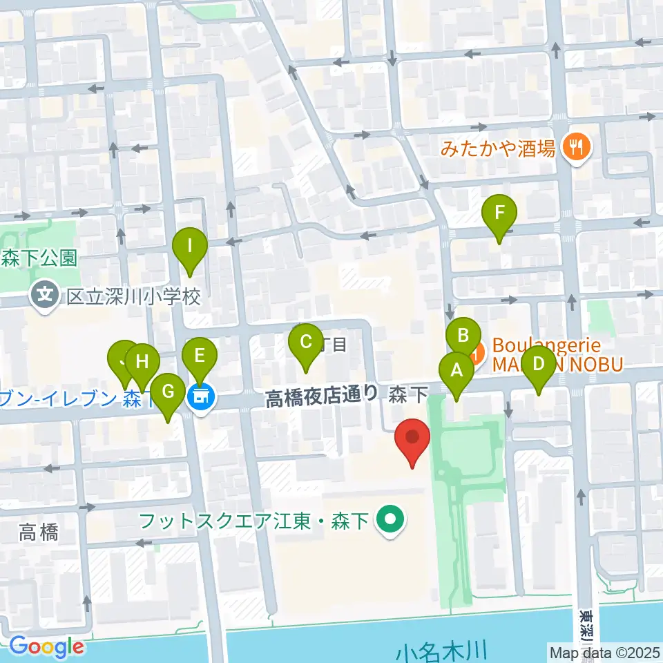 田河水泡・のらくろ館周辺のファミレス・ファーストフード一覧地図