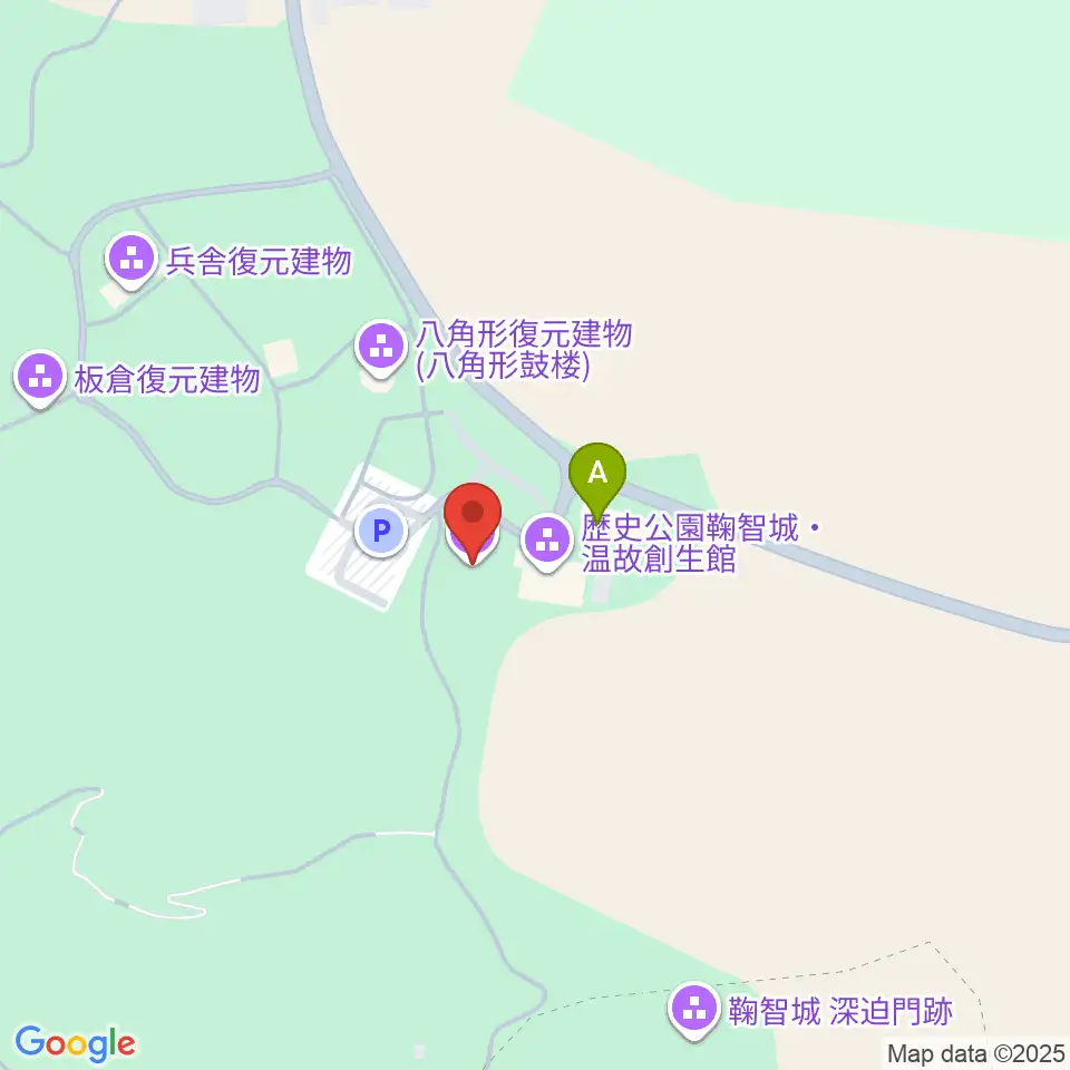 歴史公園鞠智城・温故創生館周辺のファミレス・ファーストフード一覧地図