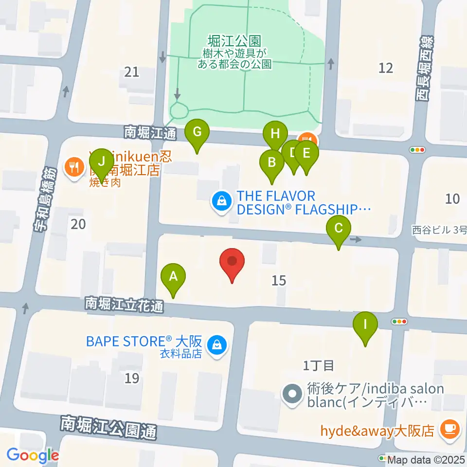 PLUSWIN HALL ビレボア周辺のファミレス・ファーストフード一覧地図