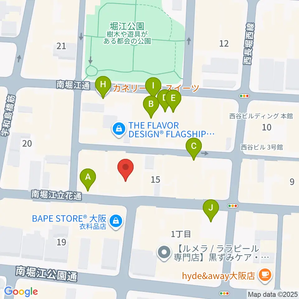 PLUSWIN HALL ビレボア周辺のファミレス・ファーストフード一覧地図