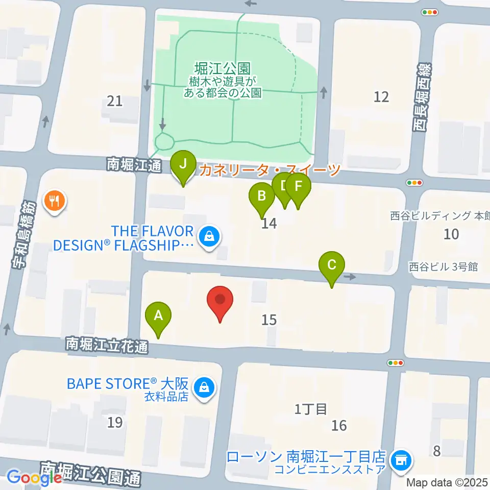 PLUSWIN HALL ビレボア周辺のファミレス・ファーストフード一覧地図