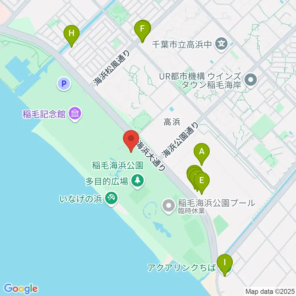 ボタニカミュージアム周辺のファミレス・ファーストフード一覧地図