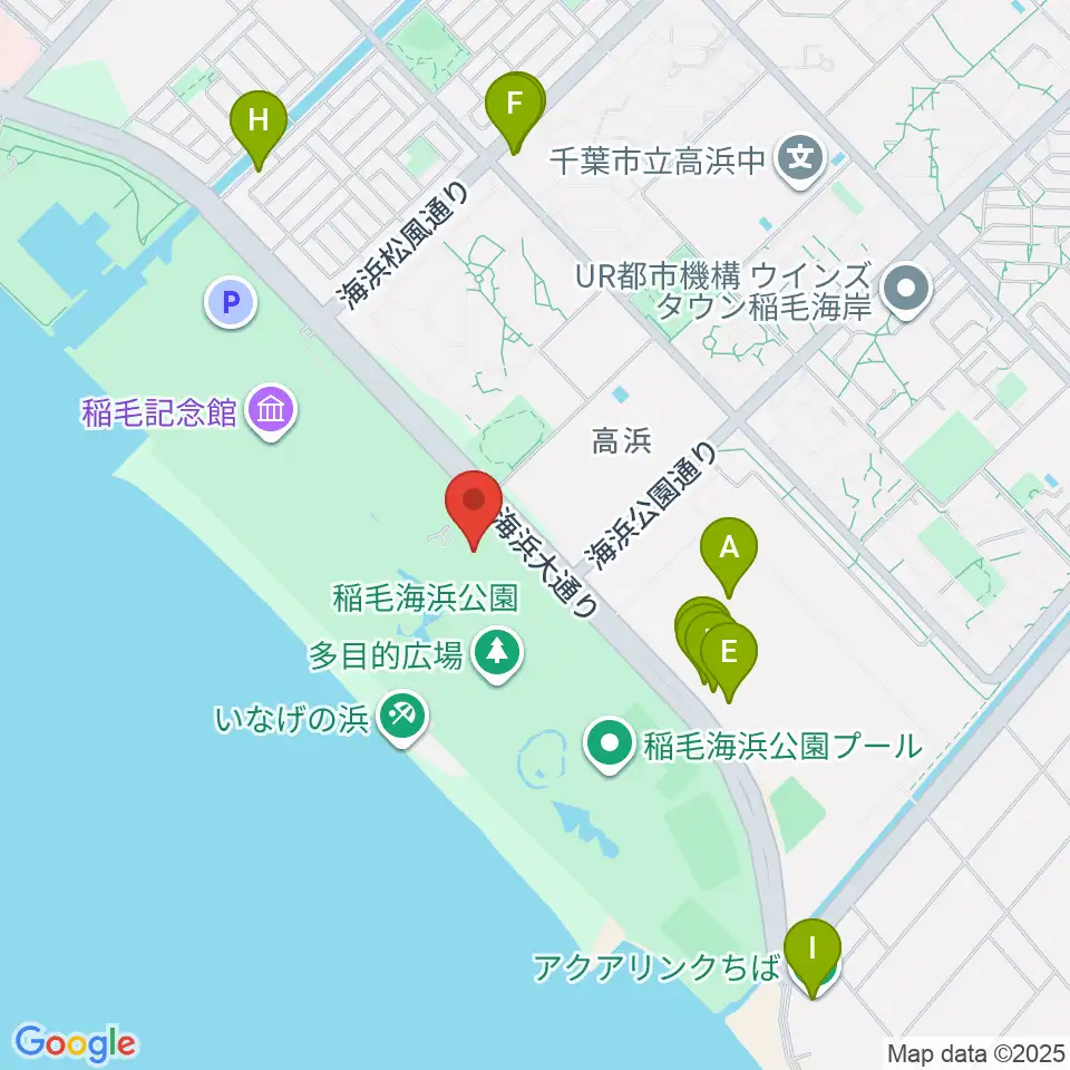 ボタニカミュージアム周辺のファミレス・ファーストフード一覧地図