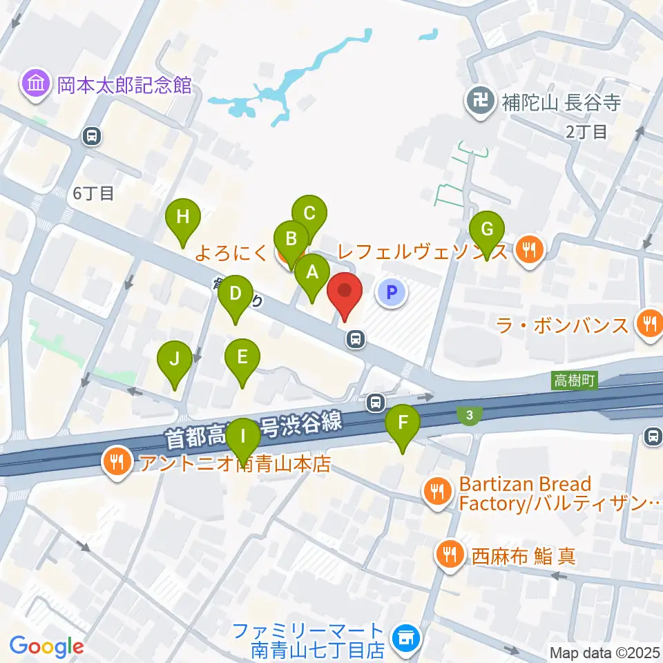 紅ミュージアム周辺のファミレス・ファーストフード一覧地図