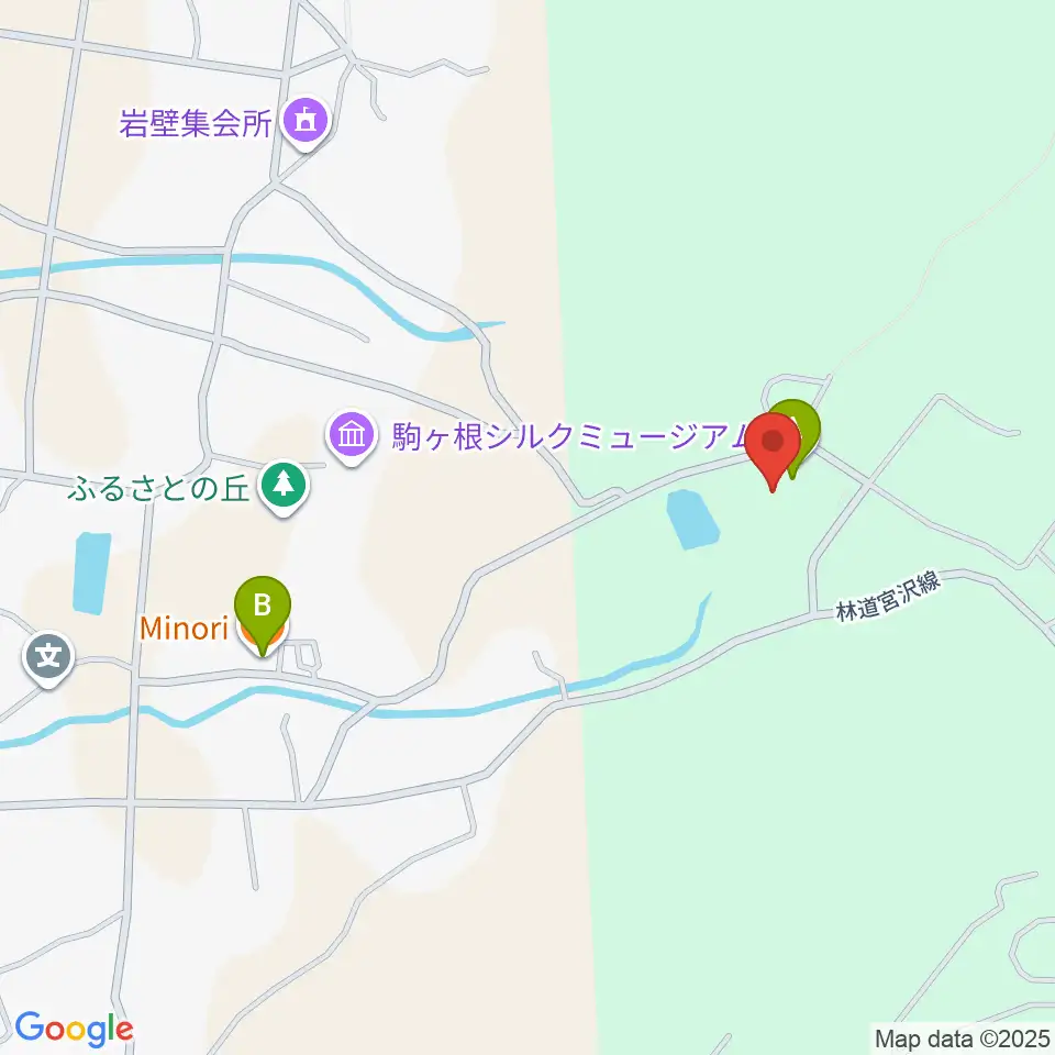 駒ケ根シルクミュージアム周辺のファミレス・ファーストフード一覧地図