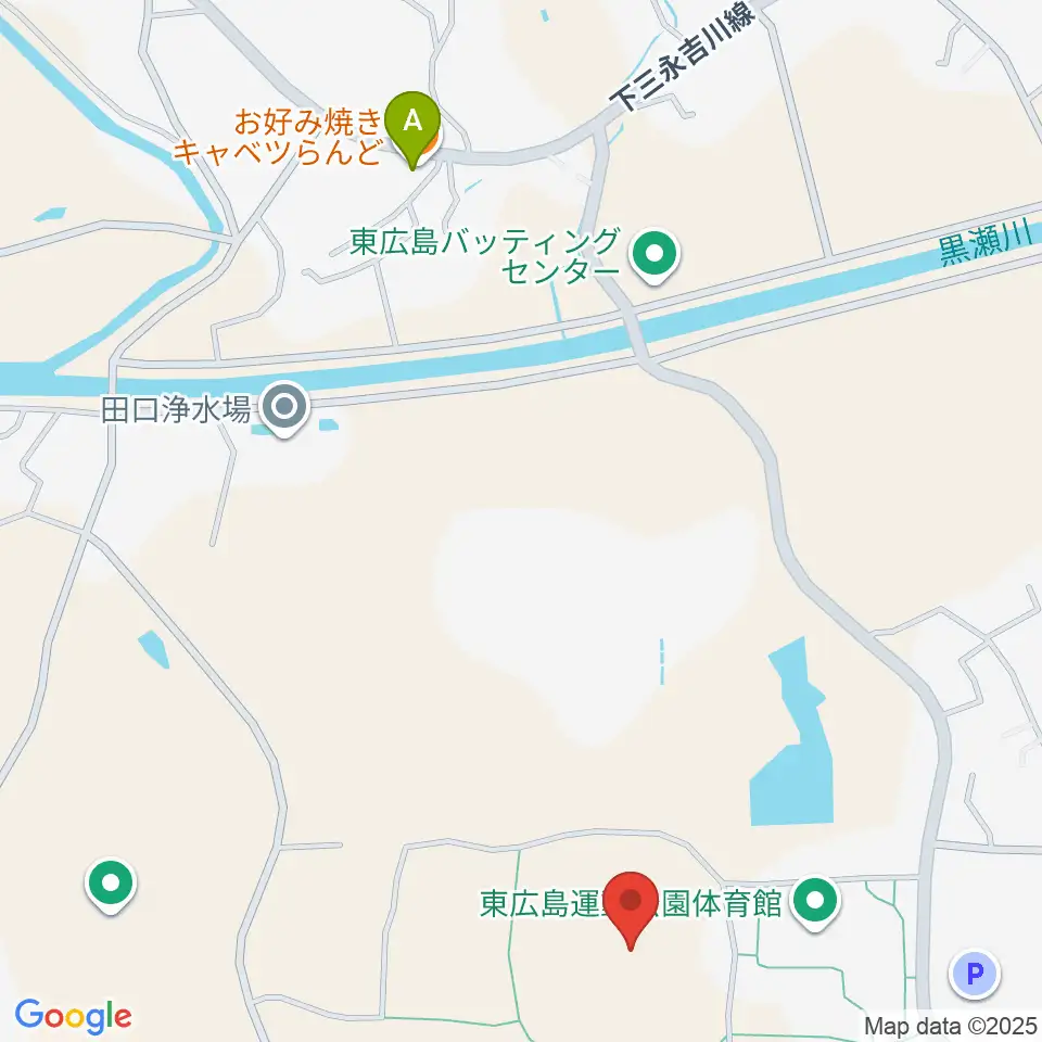 創建ホーム東広島スポーツパーク周辺のファミレス・ファーストフード一覧地図