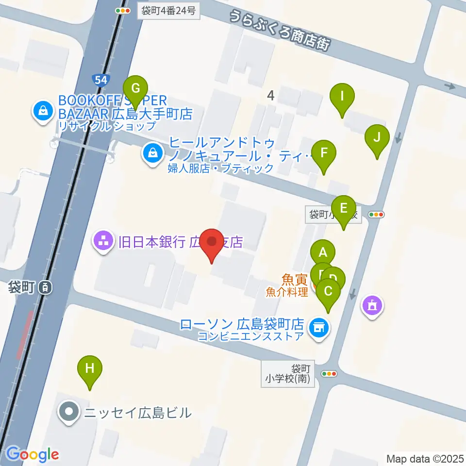 頼山陽史跡資料館周辺のファミレス・ファーストフード一覧地図
