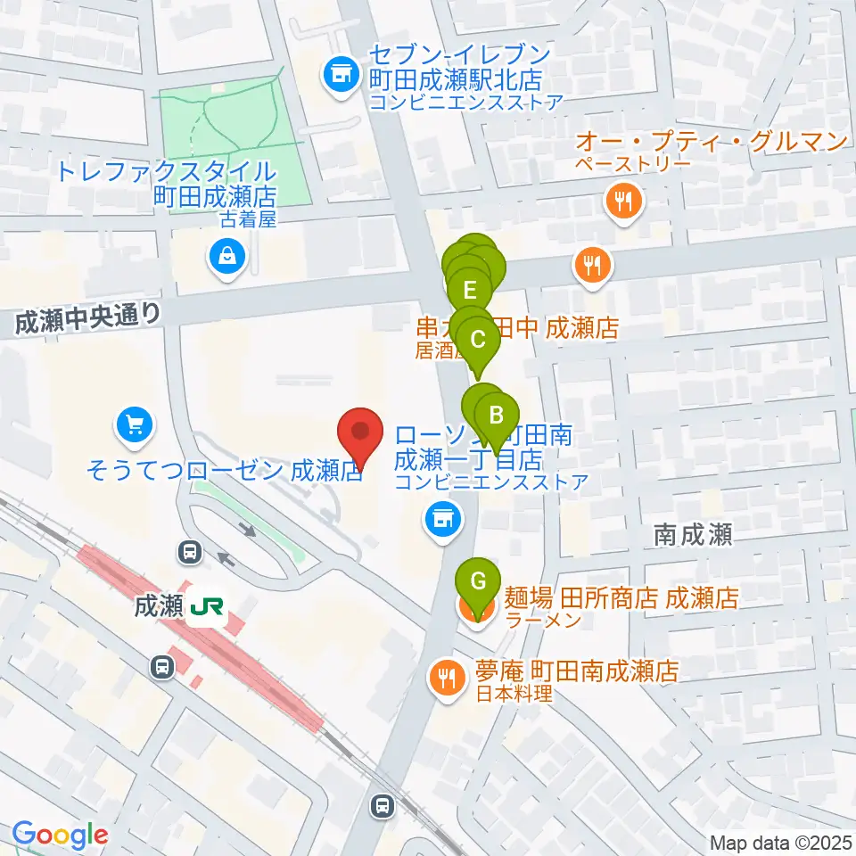 ソピックカルチャー周辺のファミレス・ファーストフード一覧地図