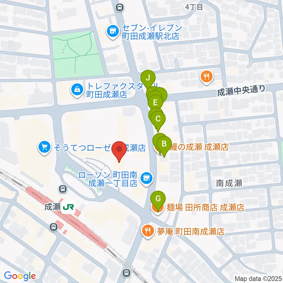 ソピックカルチャー周辺のファミレス・ファーストフード一覧地図