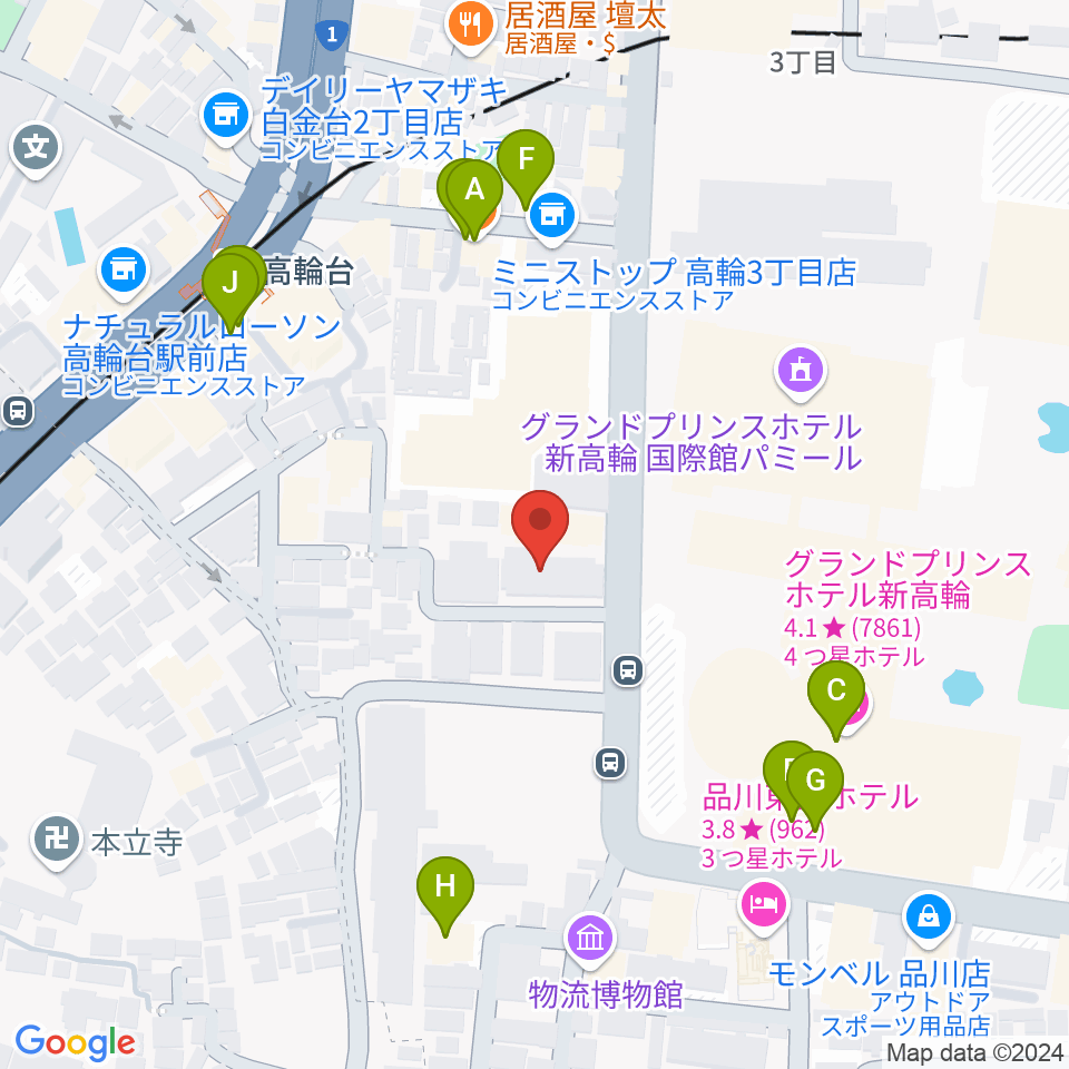 地唄箏曲美緒野会周辺のファミレス・ファーストフード一覧地図