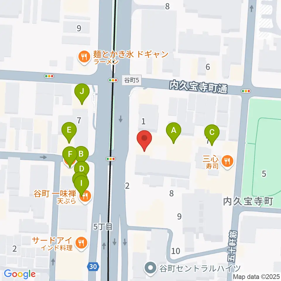 ムジークドルフ周辺のファミレス・ファーストフード一覧地図