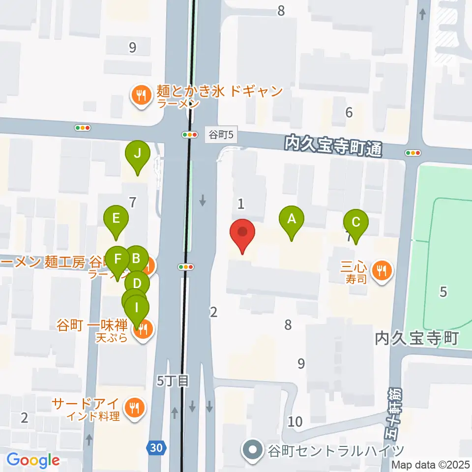 ムジークドルフ周辺のファミレス・ファーストフード一覧地図