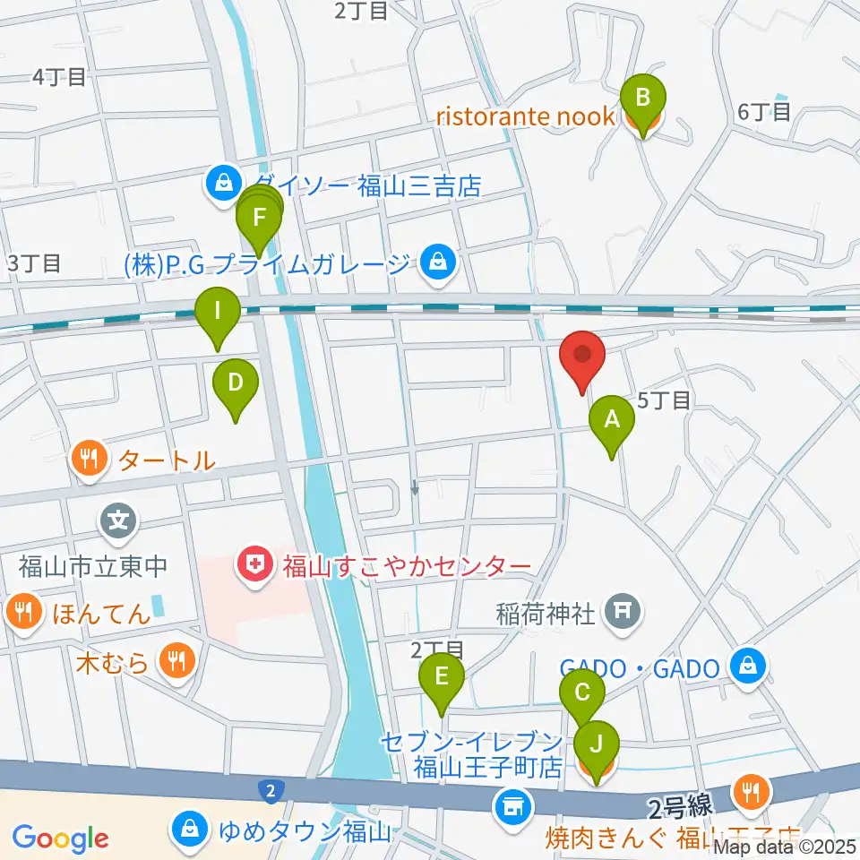 三木音楽塾周辺のファミレス・ファーストフード一覧地図