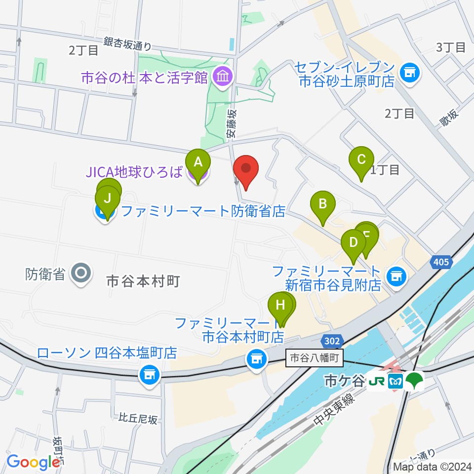 麗扇会日本文化学院周辺のファミレス・ファーストフード一覧地図