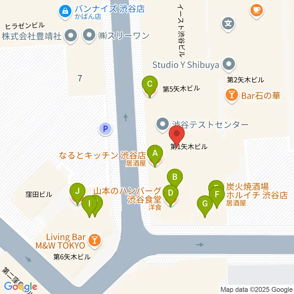 ニューベリーサウンド周辺のファミレス・ファーストフード一覧地図