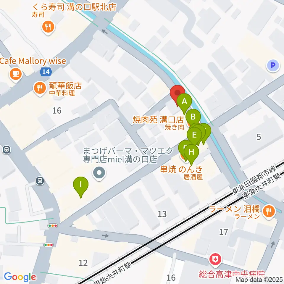 928ギター教室周辺のファミレス・ファーストフード一覧地図
