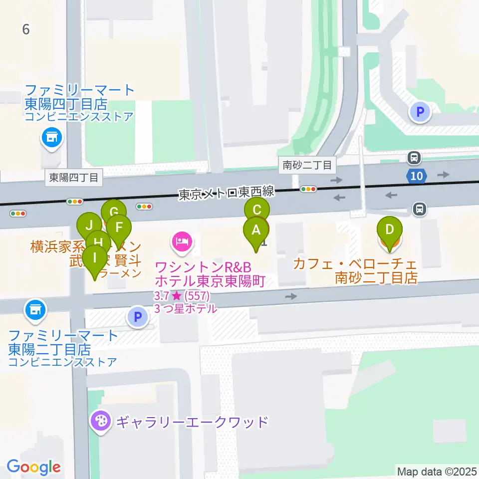 ドリームミュージック周辺のファミレス・ファーストフード一覧地図