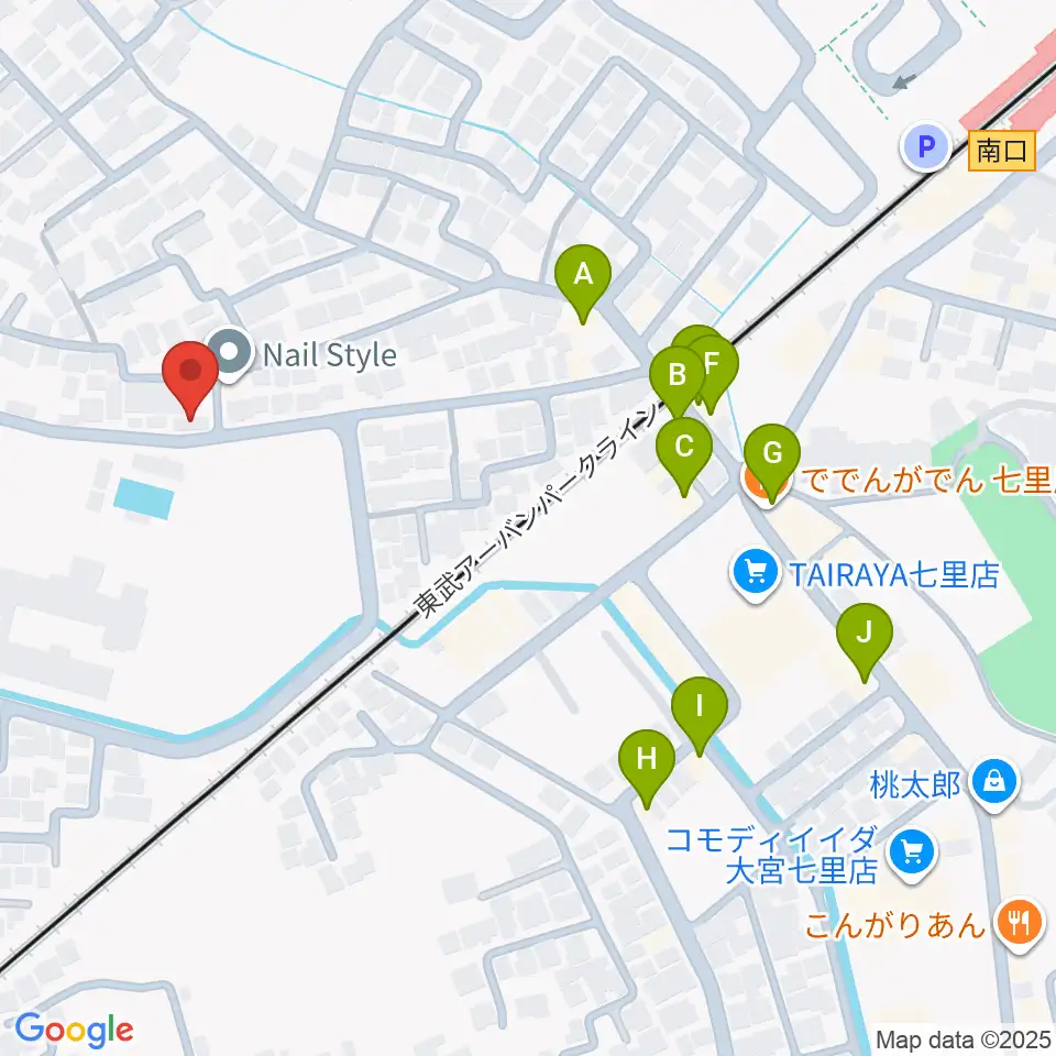 塚本音楽学院周辺のファミレス・ファーストフード一覧地図