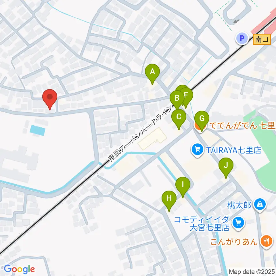 塚本音楽学院周辺のファミレス・ファーストフード一覧地図