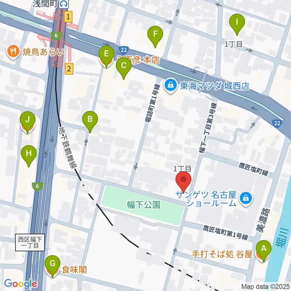 大正琴 澄音会周辺のファミレス・ファーストフード一覧地図