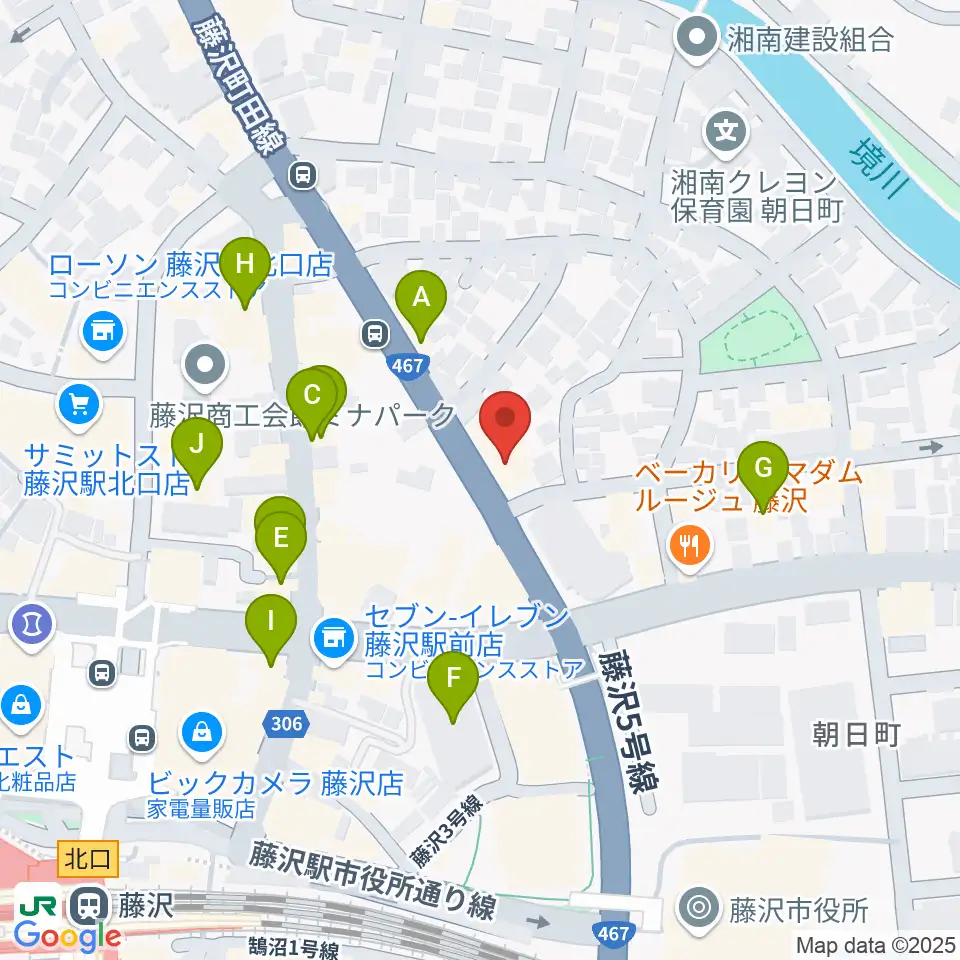 国際新堀芸術学院周辺のファミレス・ファーストフード一覧地図