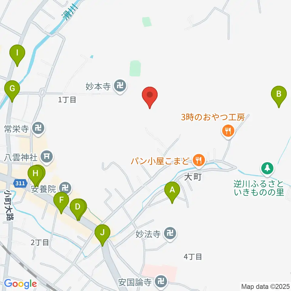 SIFレコーディングスタジオ周辺のファミレス・ファーストフード一覧地図