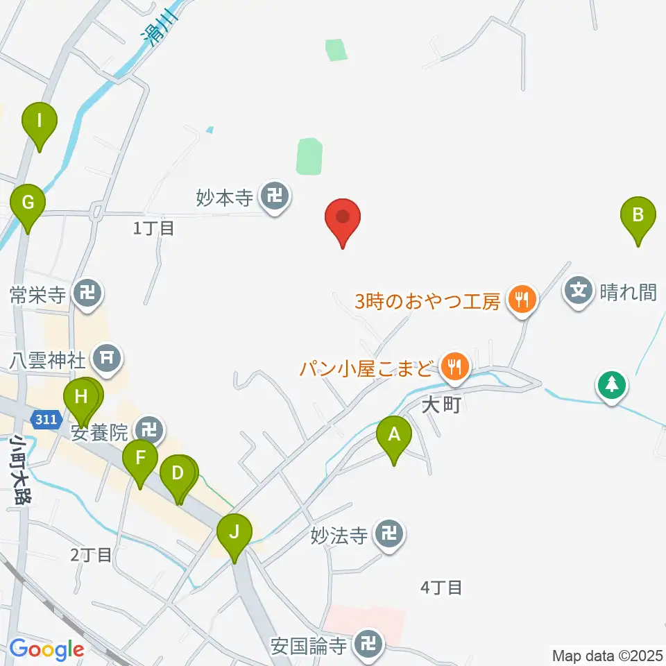 SIFレコーディングスタジオ周辺のファミレス・ファーストフード一覧地図