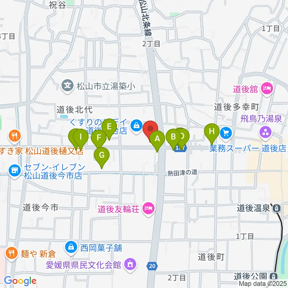 スタジオ Oto-Niwa周辺のファミレス・ファーストフード一覧地図