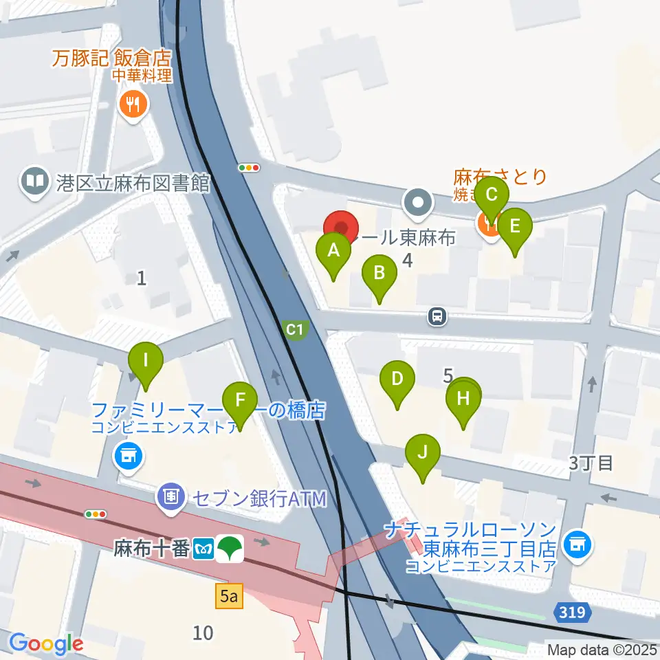 スタジオファイン周辺のファミレス・ファーストフード一覧地図
