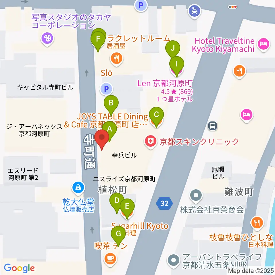 MURATA MUSIC ムラータミュージック周辺のファミレス・ファーストフード一覧地図
