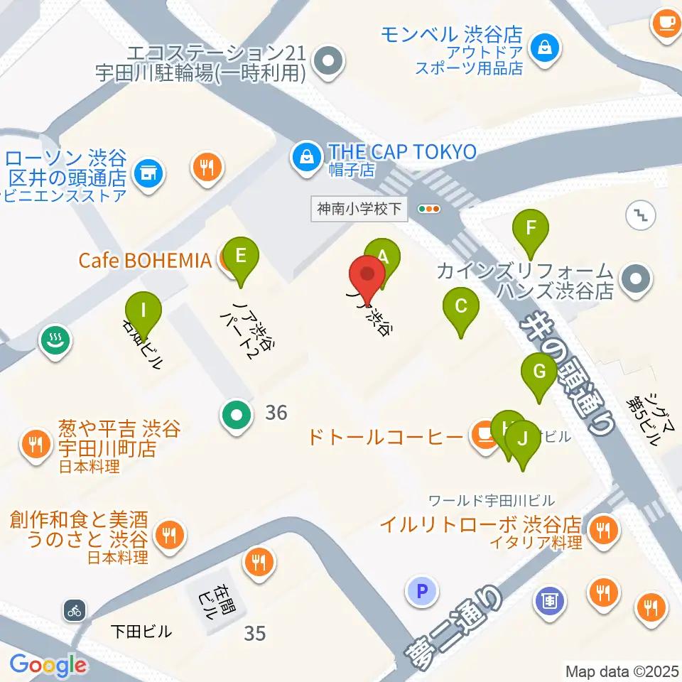 サウンドスクランブル周辺のファミレス・ファーストフード一覧地図