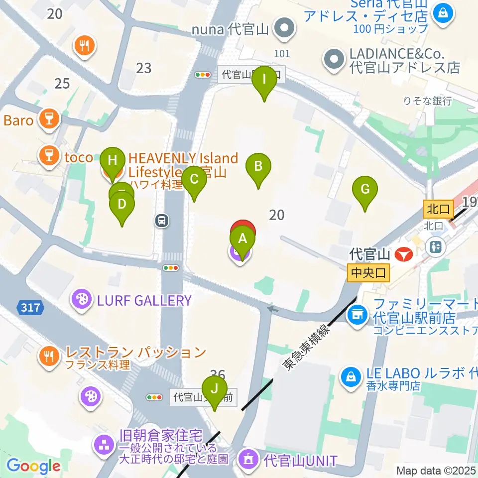 晴れたら空に豆まいて周辺のファミレス・ファーストフード一覧地図