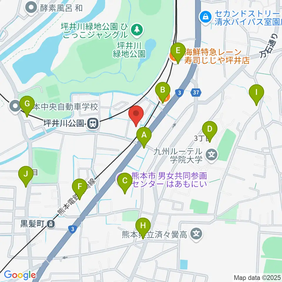 スタジオスミス周辺のファミレス・ファーストフード一覧地図