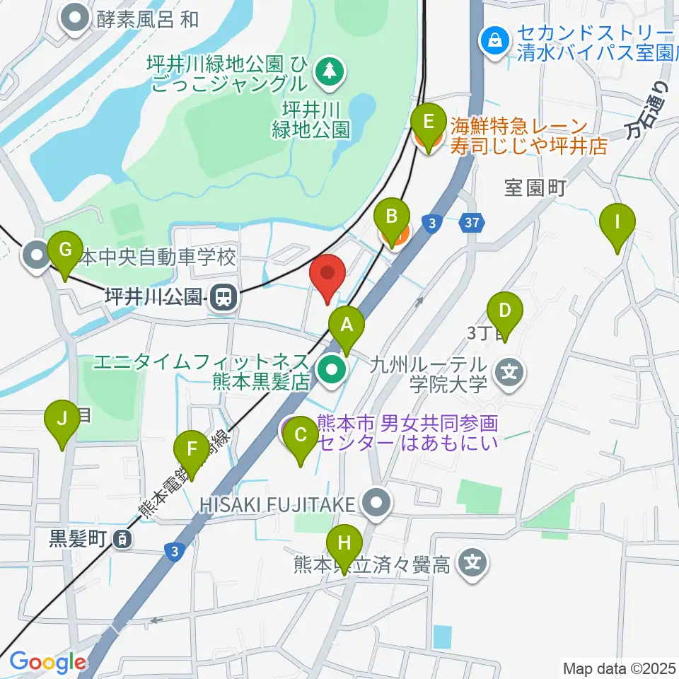 スタジオスミス周辺のファミレス・ファーストフード一覧地図