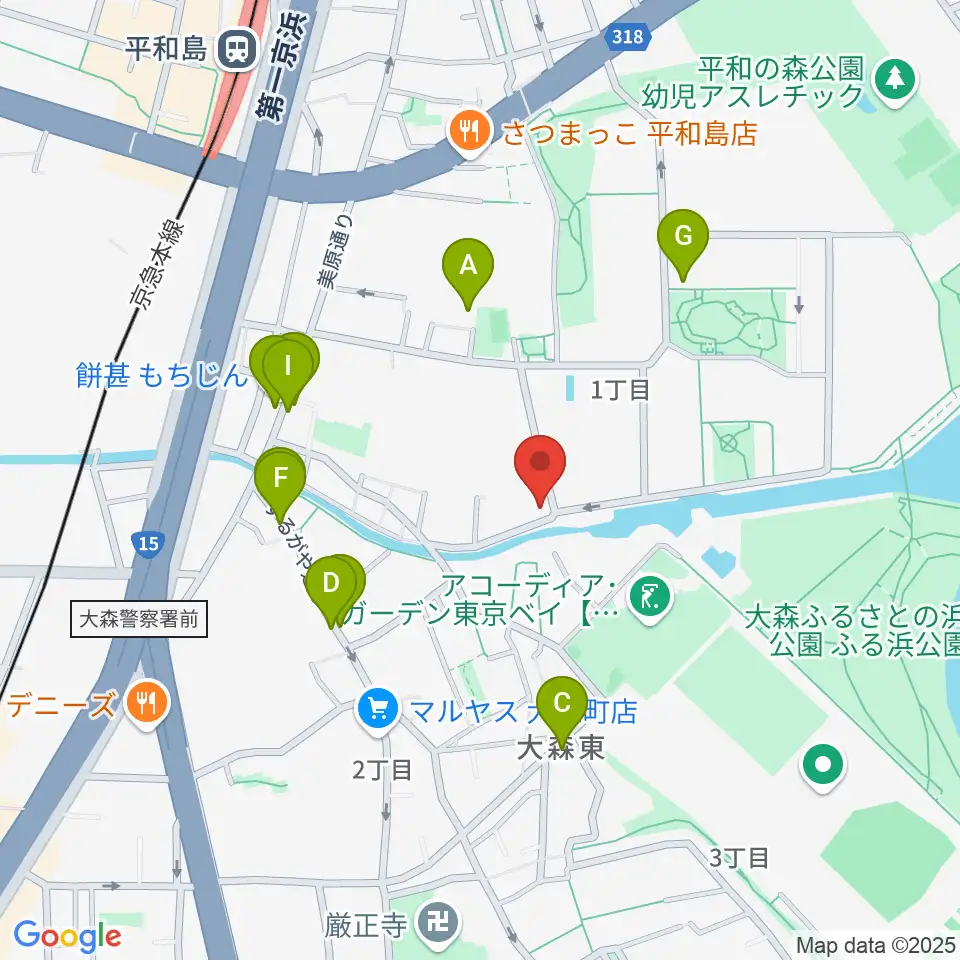 サウンドパーク周辺のファミレス・ファーストフード一覧地図