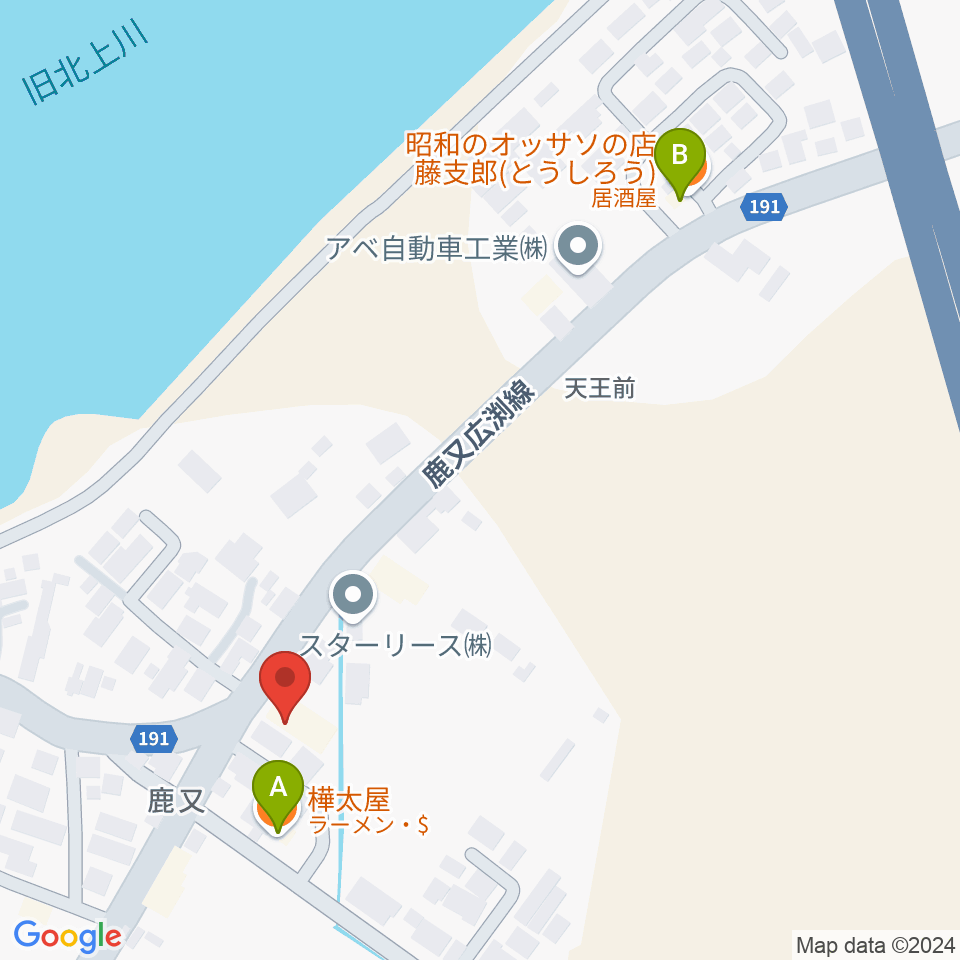 N's SQUARE周辺のファミレス・ファーストフード一覧地図