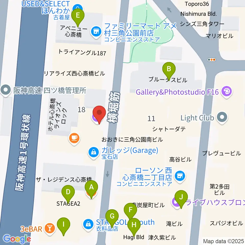 FANJ twice周辺のファミレス・ファーストフード一覧地図