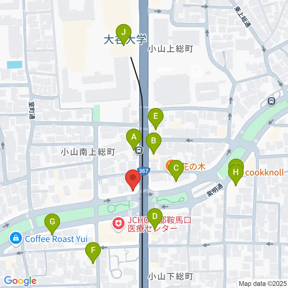 京都ケニーズ周辺のファミレス・ファーストフード一覧地図