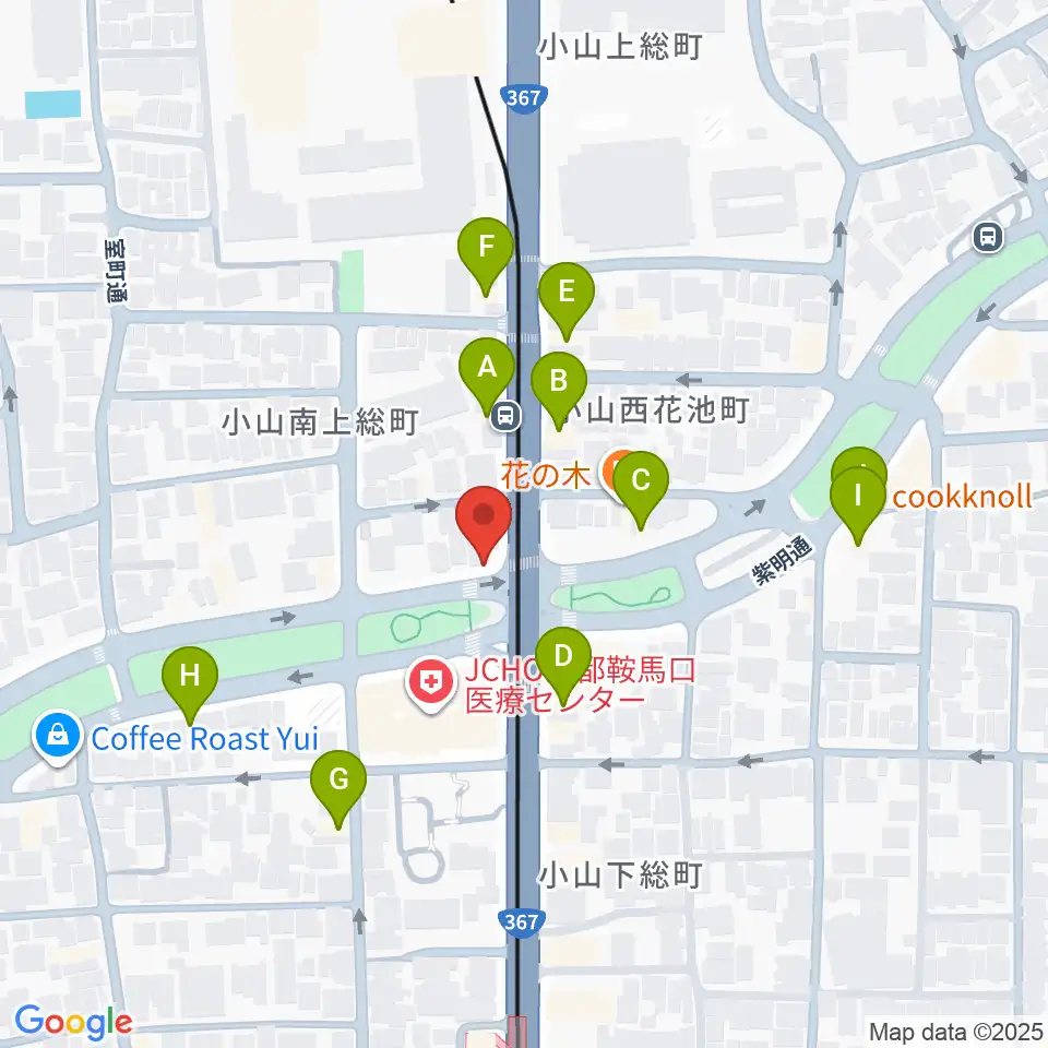 京都ケニーズ周辺のファミレス・ファーストフード一覧地図