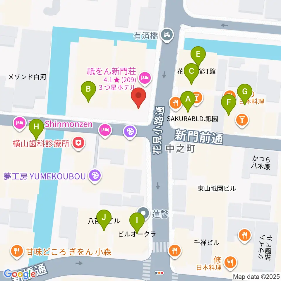 セレクテッド・ラポー周辺のファミレス・ファーストフード一覧地図