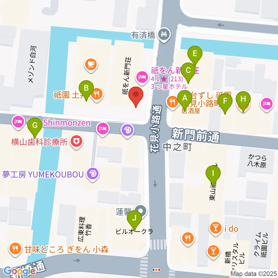 セレクテッド・ラポー周辺のファミレス・ファーストフード一覧地図