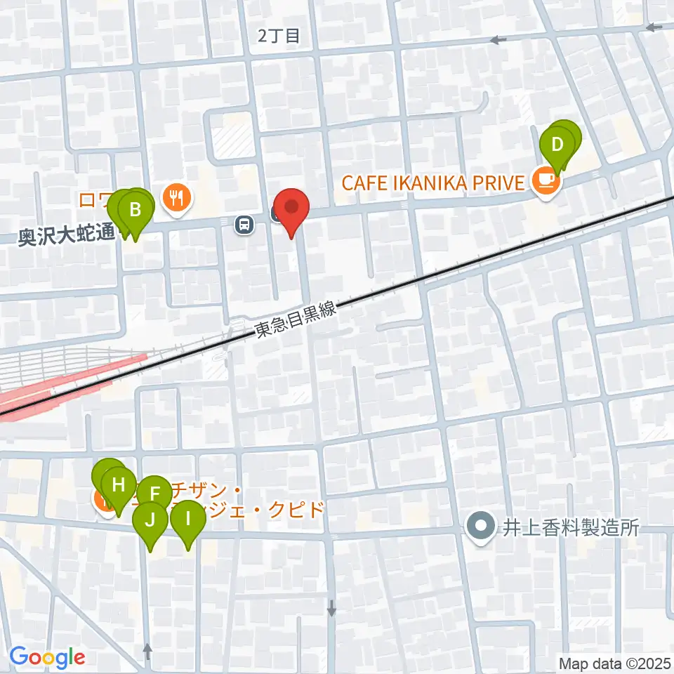 パストラルサウンド周辺のファミレス・ファーストフード一覧地図