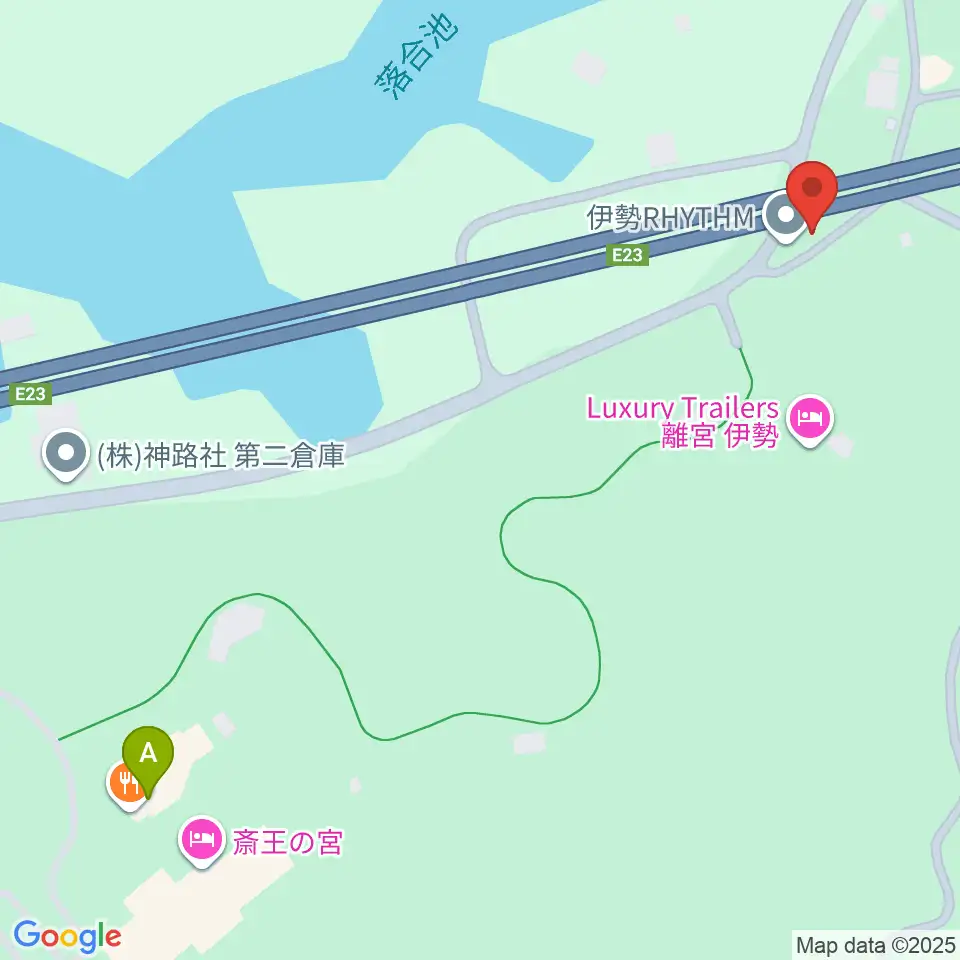 伊勢リズム周辺のファミレス・ファーストフード一覧地図