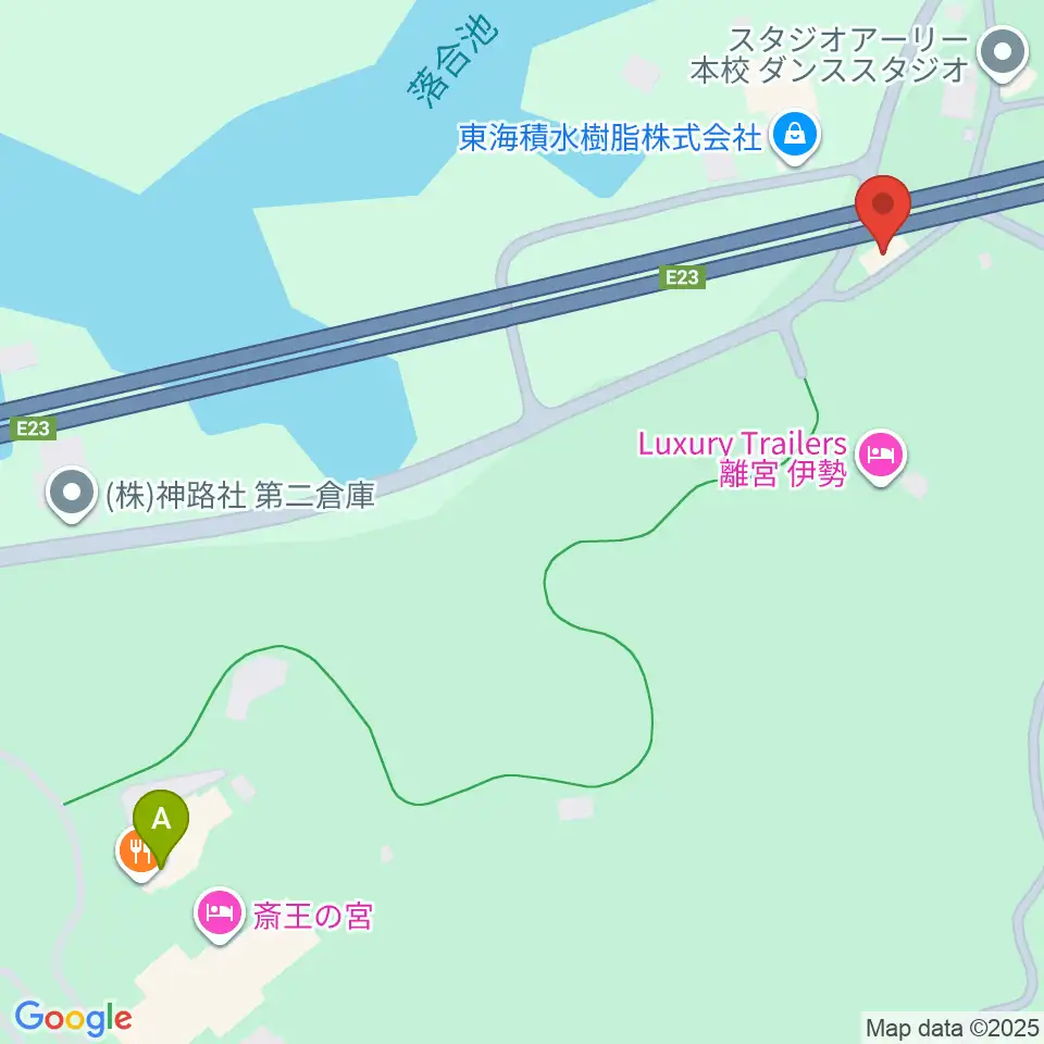 伊勢リズム周辺のファミレス・ファーストフード一覧地図