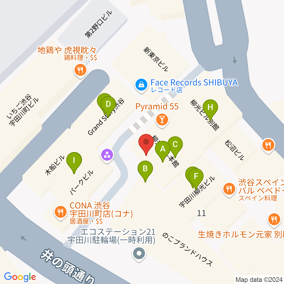 喫茶SMiLE周辺のファミレス・ファーストフード一覧地図