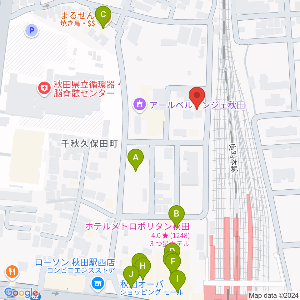 ファンミュージックシステムズ周辺のファミレス・ファーストフード一覧地図