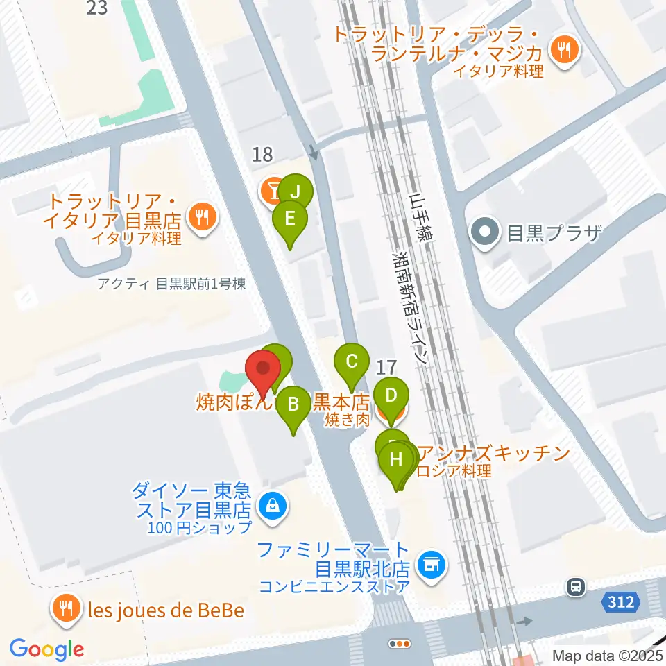 弦楽器専門店シレーナ周辺のファミレス・ファーストフード一覧地図