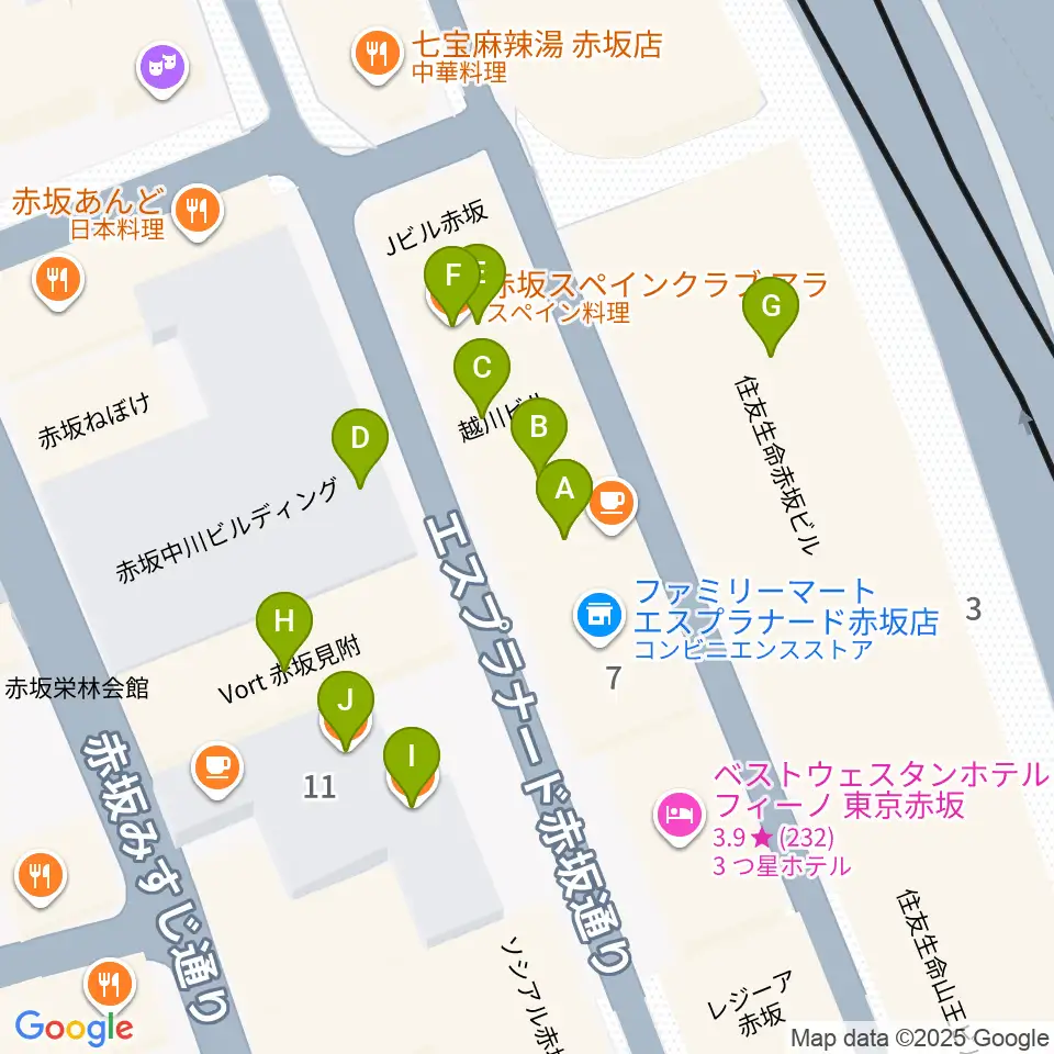 橋の下周辺のファミレス・ファーストフード一覧地図