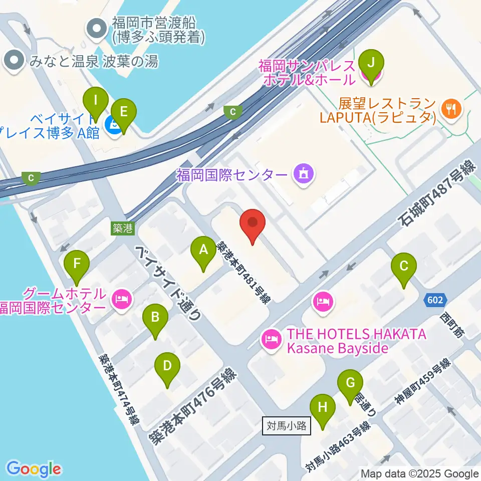FineSound 築港店周辺のファミレス・ファーストフード一覧地図