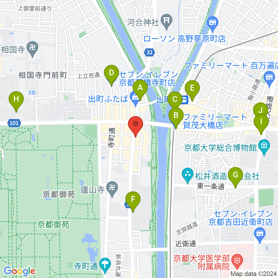 ソクラテス＆スー周辺のコンビニエンスストア一覧地図